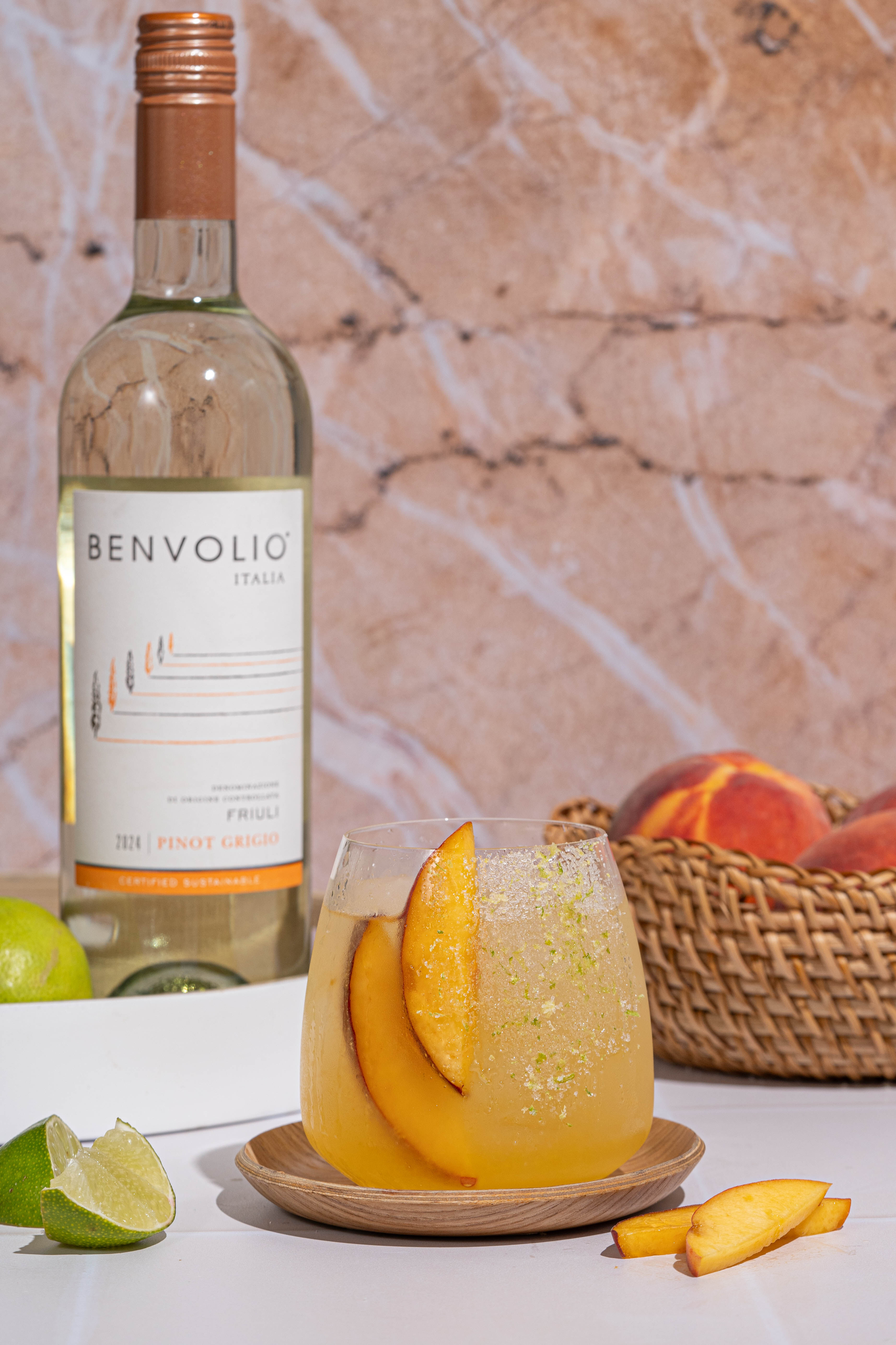 Peach and Pinot Margarita